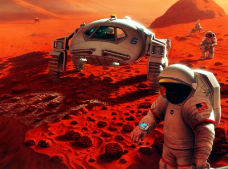 Man on Mars (NASA)